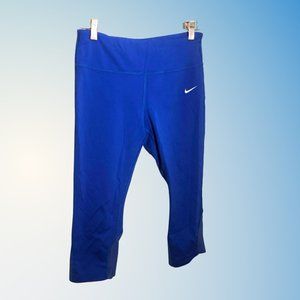 Nike Athletic Capri Leggings Blue
